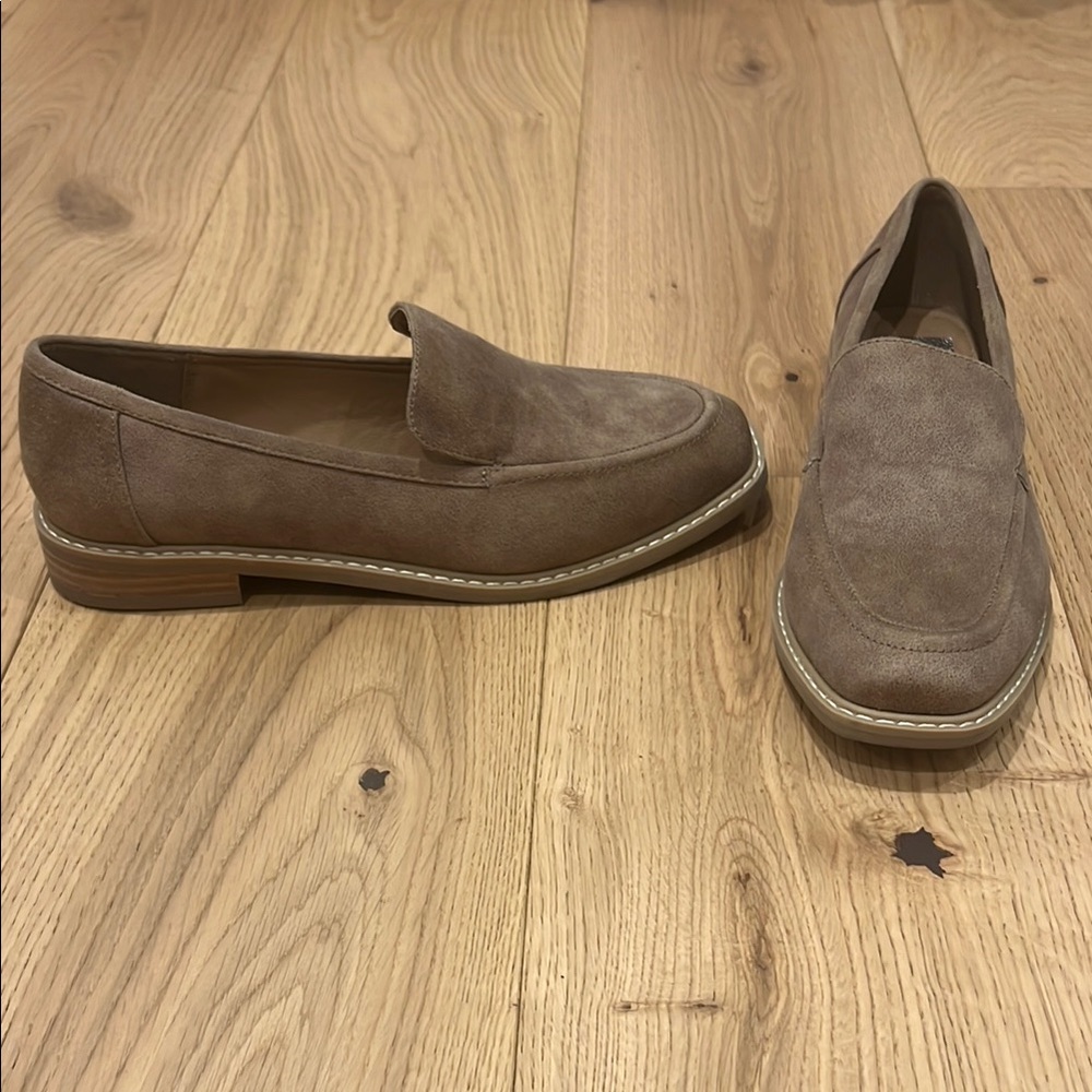 Dolce Vita Suede Loafers - Light Brown